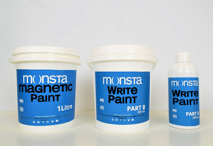 Monsta Write Paint and Magnetic Paint Kit