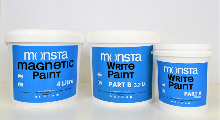 Monsta Write Paint and Magnetic Paint Kit