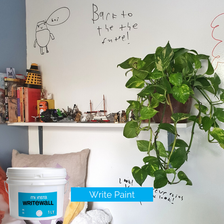 Monsta Write Paint - Turn your wall into a whiteboard