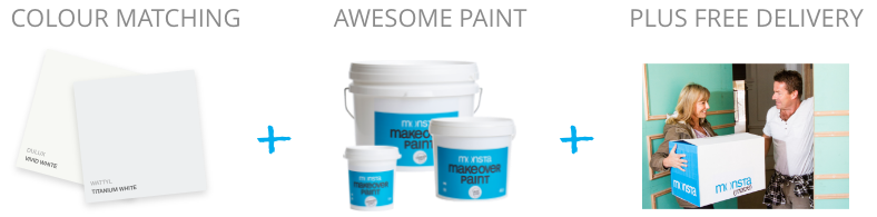 Colour matching + Premium Paint + Free Delivery